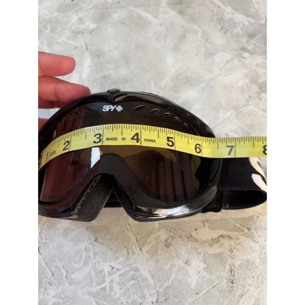 Spy Optic Snow Goggles Black White Logo‎ Strap Tinted Lens Ski Snowboard